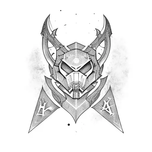 Skyrim tattoo design idea