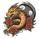 Draco tattoo design idea