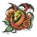 Draco tattoo design idea