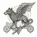 raja tattoo design idea