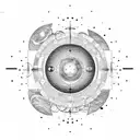 A cinema reel with moon phases incorporated into the filmstrip tattoo design idea