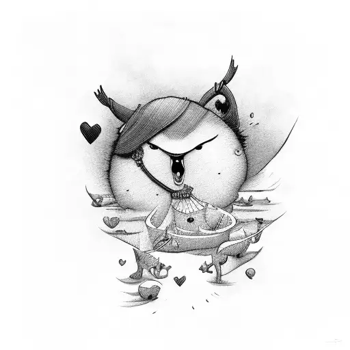 love hurts tattoo design idea