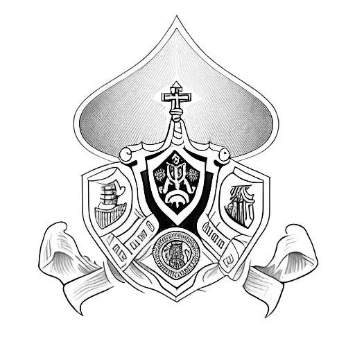 bishop chess piece  tattoo design idea