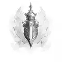 bishop chess piece  tattoo design idea