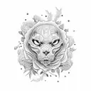 celia gerberas tattoo design idea