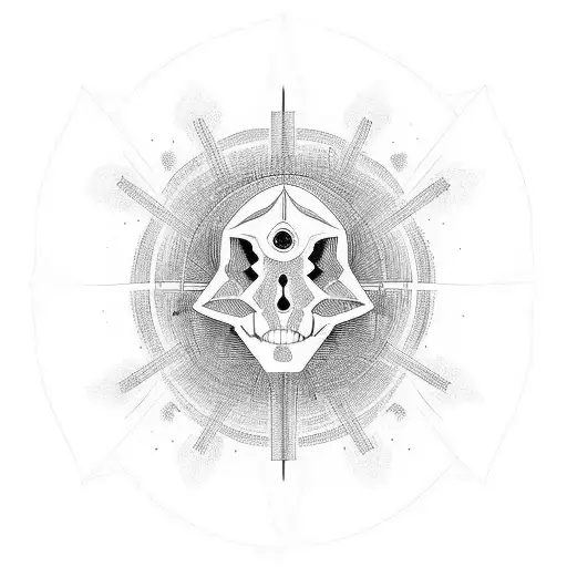 ego death tattoo design idea