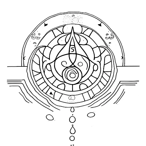 Aquarius, dog paw, january 29 1991 tattoo design idea