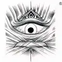 Evil Eye tattoo design idea