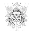 memorial dad tattoo design idea