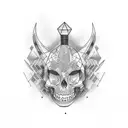 memorial dad tattoo design idea