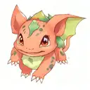 bulbasaur practising dark magic tattoo design idea