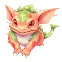 bulbasaur practising dark magic tattoo design idea