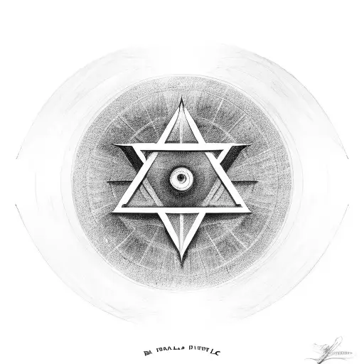 simple led zeppelin logo tattoo design idea