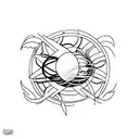 simple led zeppelin tattoo design idea