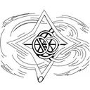 simple led zeppelin logo tattoo design idea