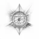 simple led zeppelin logo tattoo design idea
