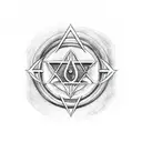 simple led zeppelin logo tattoo design idea