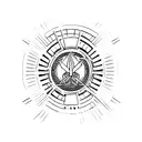 led zeppelin insignia tattoo design idea