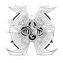 led zeppelin insignia tattoo design idea