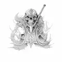 medieval  tattoo design idea