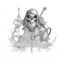 medieval  tattoo design idea