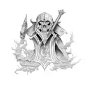 medieval  tattoo design idea