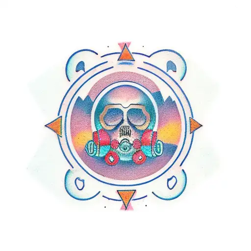 Solo Traveller, Digital Nomad  tattoo design idea