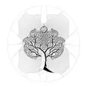 willow tree of life tattoo design idea