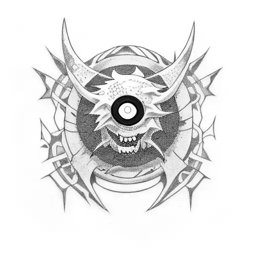 uchiha mixed with guts from berserk tattoo design idea