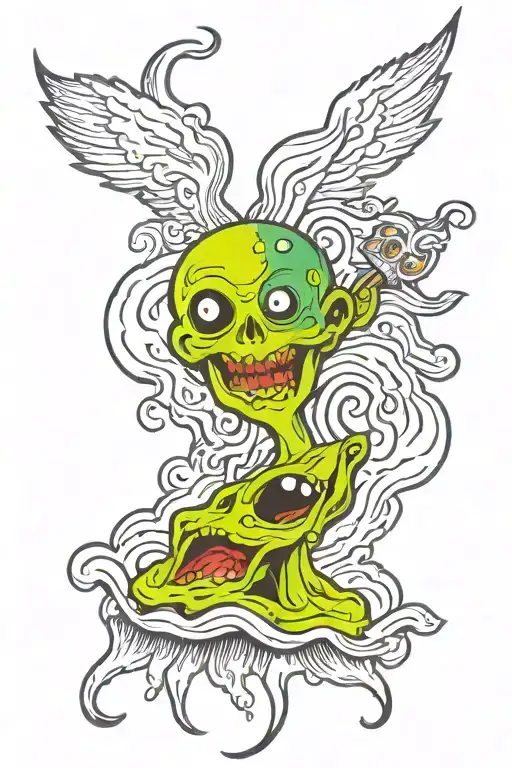 my rebirth into slime tattoo design idea