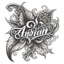 script adrian tattoo design idea