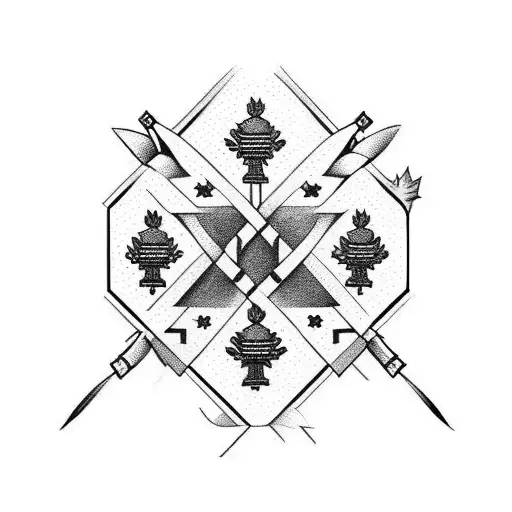 French Canadian Ukrainian  tattoo design idea