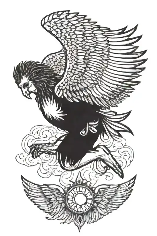 icarus looking up tattoo design idea