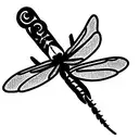 Dragonfly tattoo design idea