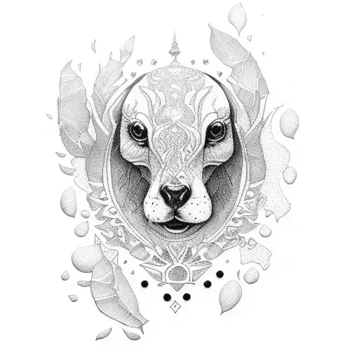 vegan tattoo design idea