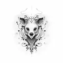 vegan tattoo design idea