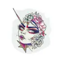 cara chola mujer  tattoo design idea