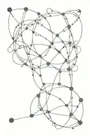 quantum entanglement tattoo design idea