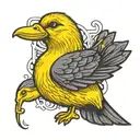 canary with fenerbahçe and basic just canary full yellow full canary similar bathhroom ducks tattoo design idea