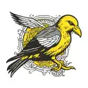 canary with fenerbahçe and basic just canary full yellow full canary similar bathhroom ducks tattoo design idea