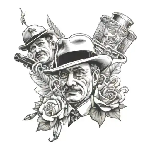 Italian Mafia Tattoo Symbol