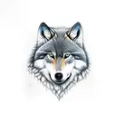 brothers wolfs tattoo design idea