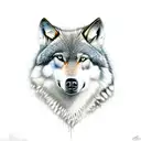 brothers wolfs tattoo design idea