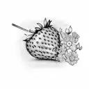 Strawberry fields the beatles tattoo design idea