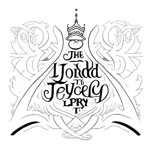 The Lord's Prayer  tattoo design idea