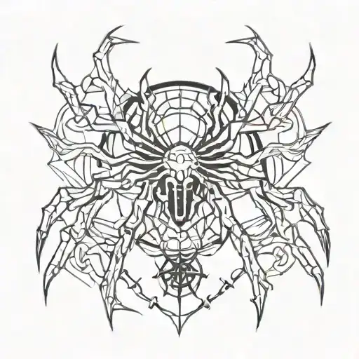 sigil phantom troupe spider tattoo design idea