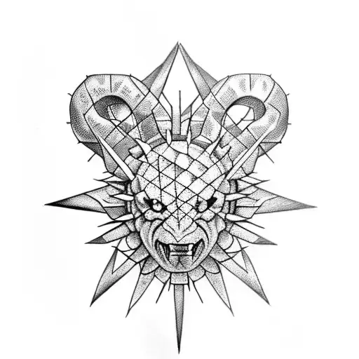 hellraiser monster tattoo design idea