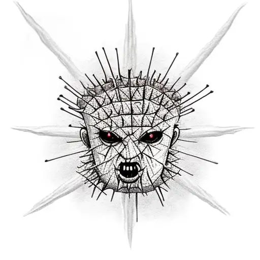 hellraiser monster tattoo design idea