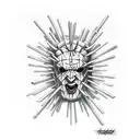 hellraiser monster tattoo design idea