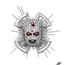 hellraiser monster tattoo design idea